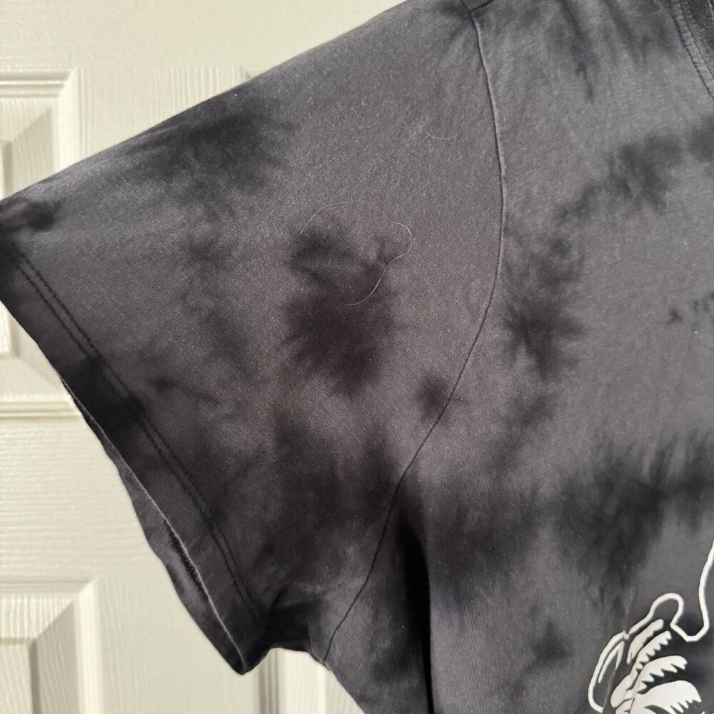Ghost Face Tie Dye Unisex T Shirt Size 3/2X-3X Black Halloween Horror Graphic - Picture 4 of 10